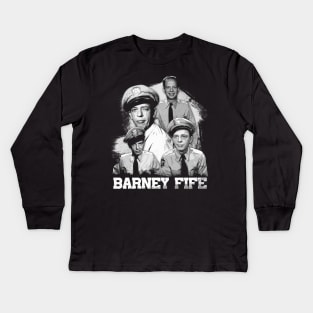 Barney's Bumbling Adventures The Barney Fife Funny Moments Tee Kids Long Sleeve T-Shirt